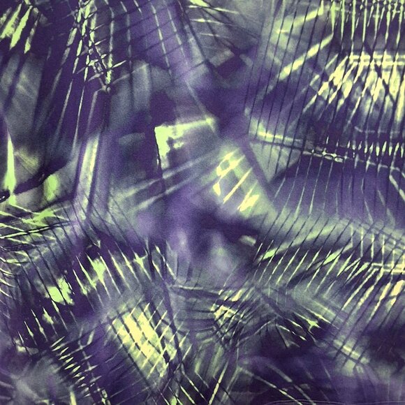 Nike Womens Pro Dri-Fit 1/2 Zip Long Sleeve Training Top Purple/Neon Green Desig - Picture 4 of 8